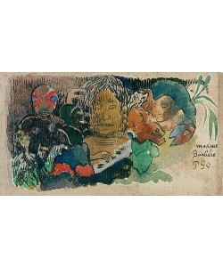 Paul Gauguin, Musique Barbare. Um 1892.