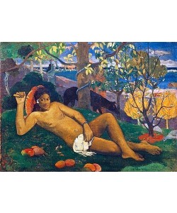Paul Gauguin, Die Frau des Königs (Te arii vahine). 1896
