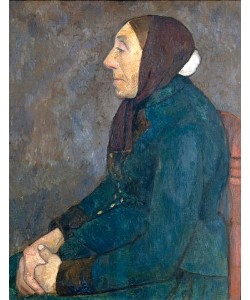 Paula Modersohn-Becker, Sitzende alte Bäuerin. Um 1903