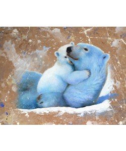 Jean-Marc Chamard, Polar bear with cub 02