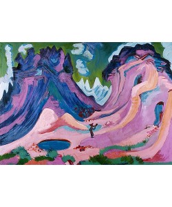 Ernst Ludwig Kirchner, Amselfluh. 1922