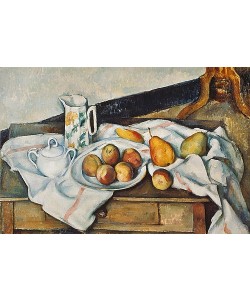 Paul Cézanne, Stilleben mit Pfirsichen und Birnen. 1888/90