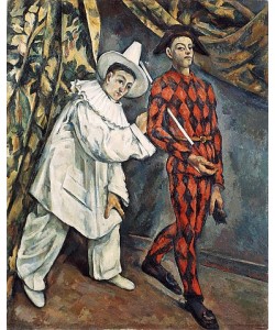 Paul Cézanne, Pierrot und Harlekin (Mardi Gras). 1888.