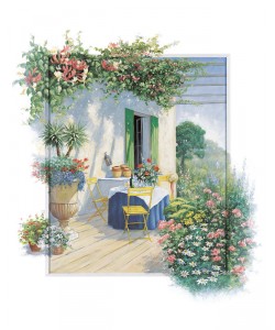 Peter Motz, A veranda in bloom II