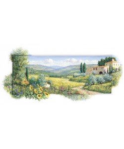 Peter Motz, View over Toscane