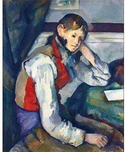Paul Cézanne, Der Knabe mit der roten Weste.