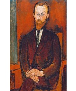 Amadeo Modigliani, Bildnis des Herrn Wielhorski. 1918.