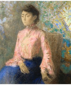 Odilon Redon, Bildnis der Mlle. Jeanne Chaîre. 1903