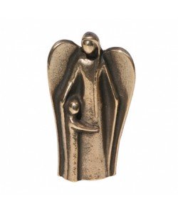 Kerstin Stark, Bronzefigur Schutzengel mit Kind, 7cm