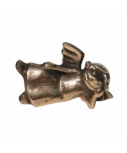 Kerstin Stark, Bronzefigur Engelchen, liegend, 6cm