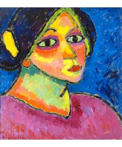 Alexej von Jawlensky, Mädchen mit Haube. 1910