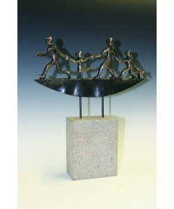 Raimund Schmelter, Unterwegs, 30 x 25 x 6cm