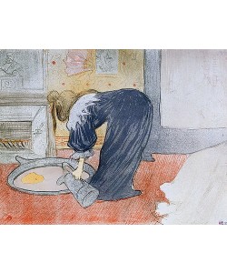 Henri de Toulouse-Lautrec, Frau an der Wasch-Schüssel.