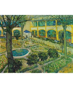 Vincent van Gogh, Der Garten des Maison de Santé in Arles. 1889