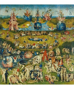 Hieronymus Bosch, Der Garten der Lüste. Mitteltafel des Triptychons.