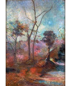 Paul Gauguin, Winterliche Landschaft.