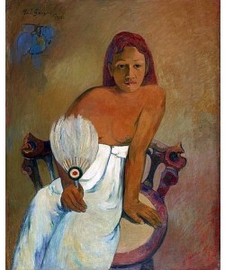 Paul Gauguin, Mädchen mit Fächer. 1902
