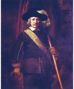 Rembrandt van Rijn, Der Standartenträger Floris Soop. 1654