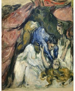 Paul Cézanne, Die erdrosselte Frau. 1870/1872.