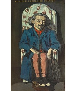 Paul Cézanne, Bildnis Achille Emperaire im Lehnstuhl. Gegen 1868.