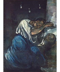 Paul Cézanne, Die trauernde Magdalena. Gegen 1869.