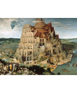 Pieter BRUEGHEL DER ÄLTERE, Der Turmbau von Babel. 1563