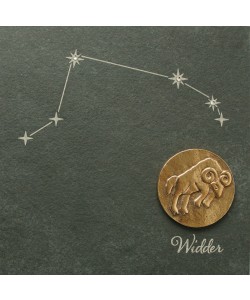 Widder, 14,5 x 14,5cm