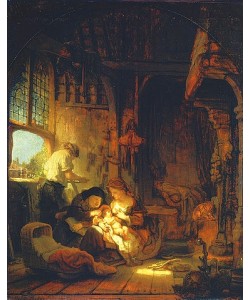 Rembrandt van Rijn, Die Familie des Zimmermanns Joseph (oder: Die hl. Familie). 1640