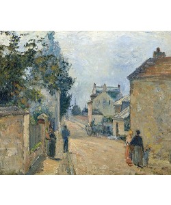 Camille Pissarro, Strasse in der Eremitage, Pontoise. Um 1877