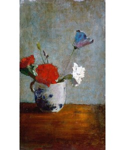 Odilon Redon, Nelken in einer chinesischen Tasse.