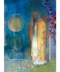 Odilon Redon, Das gelbe Cape.