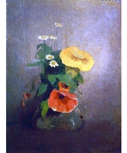 Odilon Redon, Drei Winden und fünf kleine Margeriten.