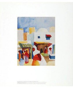 August Macke, Markt in Tunis I (Offset)