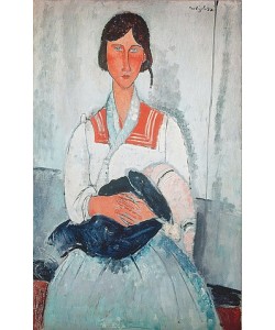 Amadeo Modigliani, Zigeunerfrau mit Kind. 1918