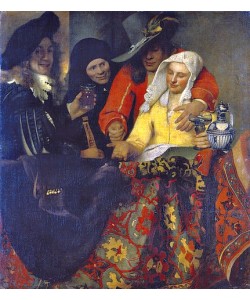 Jan Vermeer van Delft, Bei der Kupplerin. 1656