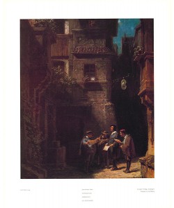 Carl Spitzweg, Nachtständchen 166 (Offset)