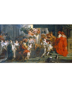 Peter Paul Rubens, Die Krönung der Maria de'Medici zur Königin in Saint-Denis am 13. Mai 1610.