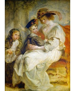 Peter Paul Rubens, Hélène Fourment und ihre Kinder. 1636/37