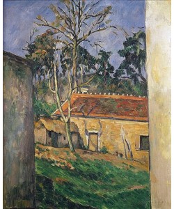 Paul Cézanne, Hof eines Bauernhauses in Auvers. 1879/80