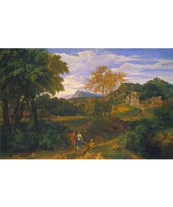 Jean-François Millet, Klassische Landschaft. Wohl 1660er Jahre