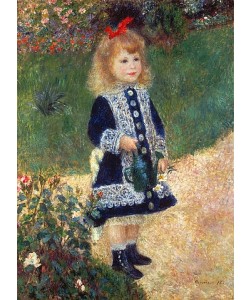 Pierre-Auguste Renoir, Mädchen mit Gießkanne. 1876