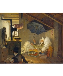 Carl Spitzweg, Der arme Poet. 1839