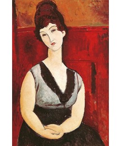 Amadeo Modigliani, Das Schokoladenmädchen. 1916