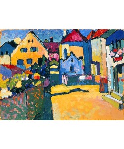 Wassily Kandinsky, Grüngasse in Murnau. 1909