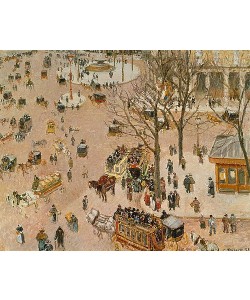 Camille Pissarro, Paris, Place du Theatre. 1898