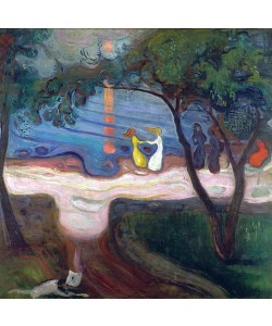 Edvard Munch, Tanz am Meeresstrand. 1900