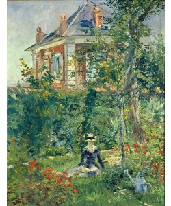 Édouard Manet, Marguerite im Garten von Bellevue. 1880