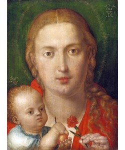 Albrecht Dürer, Muttergottes mit der Nelke. 1516
