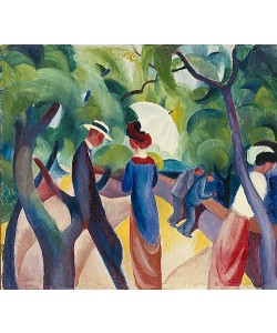 August Macke, Promenade. 1913