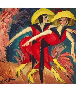 Ernst Ludwig Kirchner, Zwei rote Tänzerinnen. 1914